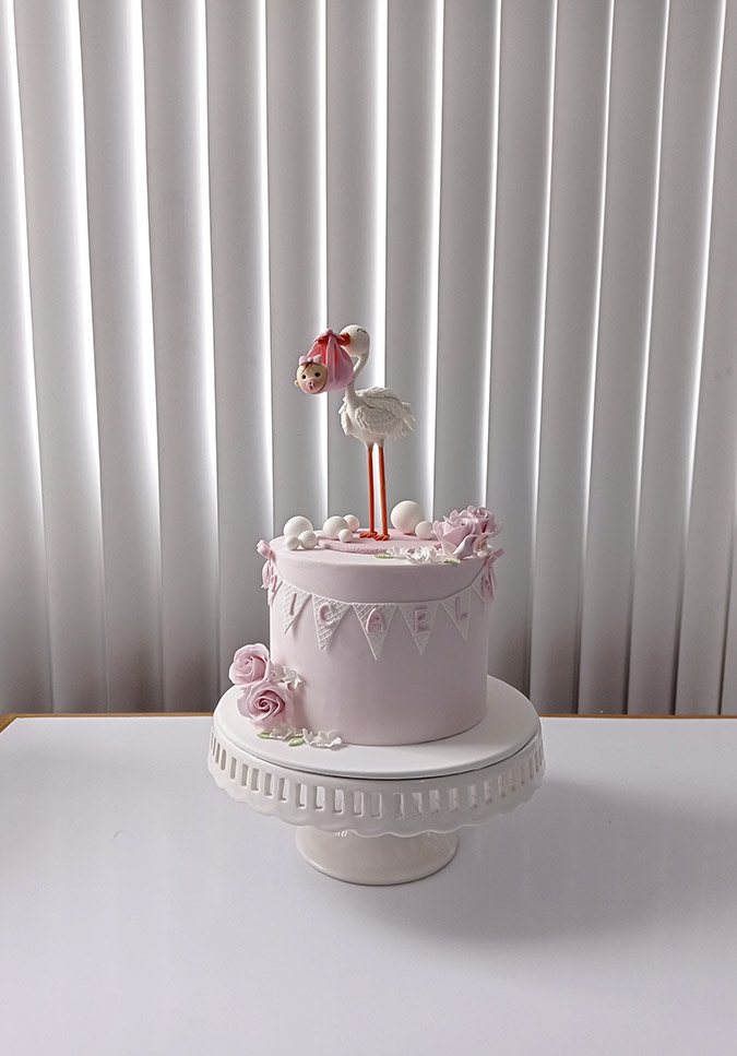 Cake Baby Shower - Cigueña - Crea tu Torta